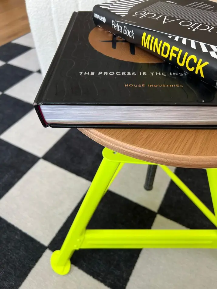 Key Visual books and chair